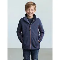 modAS Fleecejacke 42410 Kinder Jacke Mädchen Jungen Maritime Details - weich warm atmungsaktiv