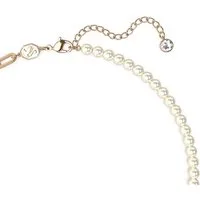 Swarovski Kette mit Anhänger TEDDY, mit Swarovski® Kristall, Swarovski® Zirkonia und Swarovski® Perle