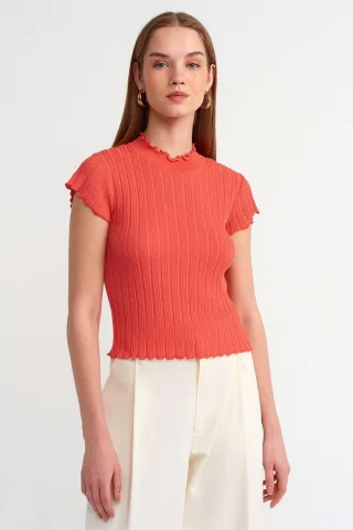 Slim-Fit-Rippstrick-Halspullover