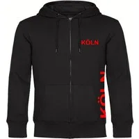 multifanshop Kapuzensweatjacke Köln - Brust & Seite - Sweat