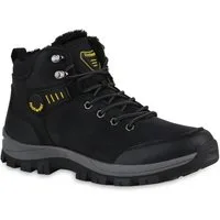 VAN HILL 840854 Outdoorschuh Herren Warm Gefütterte Outdoor Boots Bequeme Profil-Sohle