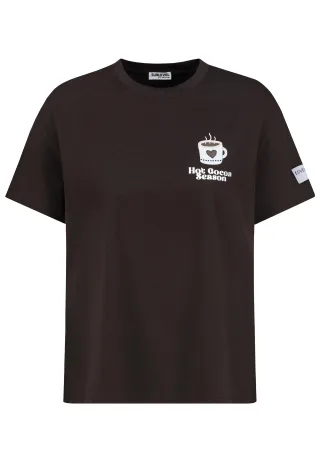 Authentic Style - RE9CIFQtU2hpcnQgUHJpbnQg Braun - Gr. - XL