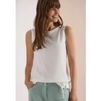 CECIL Ripptanktop mit Rippstrick-Struktur