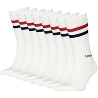 Levi's® Freizeitsocken Regular Cut Sport Stripe Socks (4-Paar) mit Frottee-Sohle