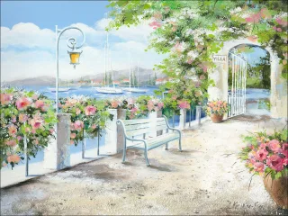 Keilrahmenbild PASSAGIO LAGO
