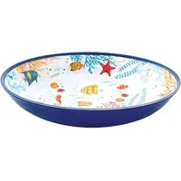 EasyLife Salatschüssel Bora Bora, Melamin, Spülmaschinengeeignet, Mehrfarbig, Unterwasser, H: 6.5cm