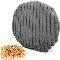 Amilian Kirschkernkissen - rundes Wärmekissen / Kältekissen mit 100 % Kirschkernen - Ø16 cm, Ideal für punktuelle Wärme- und Kälteanwendungen, mikrowellengeeignet, ideal für Hände, Nacken, Schulter, Bauch