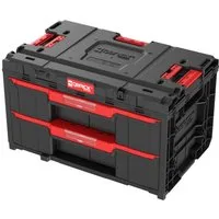 QBRICK System Werkzeugkoffer ONE Drawer 2 Toolbox 2.0 Werkzeugbox 587 x 380 x 340 mm mit Schubladen