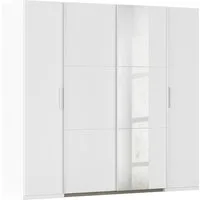 rauch Schwebetürenschrank Kleiderschrank Drehtürenschrank Schrank Garderobe KRONACH (in 3 Ausstattungen BASIC/CLASSIC/PREMIUM, Breiten 225/268/311/354 cm) Kombischrank optional mit 1 oder 2 Spiegel viele Böden MADE IN GERMANY