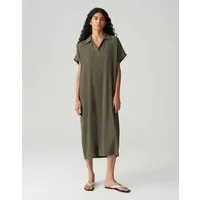 OPUS Midikleid WANNI aus Viskosemix mit zarter Struktur