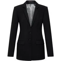 GREIFF Longblazer Greiff Corporate Langblazer PREMIUM Damen OEKO TEX® Schwarz