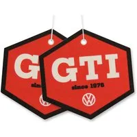VW Collection by BRISA Raumduft Volkswagen Lufterfrischer fürs Auto (2-St), Duftbaum im GTI Design