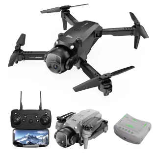 AE E4 WiFi FPV with Goggles Glasses HD Dual Camera Optical Flow Positioning Headless Mode Foldable RC Drone Quadcopter R
