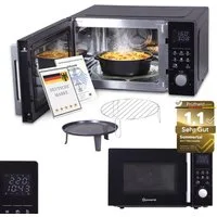 Sommertal Mikrowelle, Netzbetrieb, 25 l, 60 Min Timer, Kindersicherung, Express-Start, Rost, Crisp-Pfanne