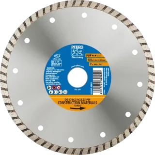 PFERD TOOLS Diamant-Trennscheibe DG PSF zum Trennen von Stein/Beton - 68017222