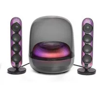 Harman/Kardon SoundSticks 5 2.1 Soundsystem 2.1 (A2DP Bluetooth, Bluetooth, AVRCP Bluetooth, 190 W, 2.1-Channel Bluetooth Speaker mit HDMI)