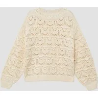s.Oliver Longpullover Strickpullover Strickpullover mit Lochmuster