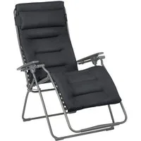 Lafuma Mobilier Gartenstuhl Futura XL (Gartenliege, Liegestuhl), Clip-System, Outdoor-Textilgewebe BeComfort®, XL-Zero-Gravity-Relaxliege