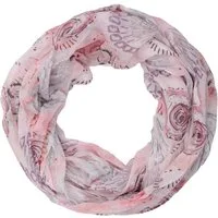 MIRROSI Loop Damen Schal mit Unterwasserwelt-Muster Weich Schlauchschal, (Zweimal um den Hals wickelbar, ca.45x75cm), Damen Halstuch ideal für Frühling, Sommer oder Herbst