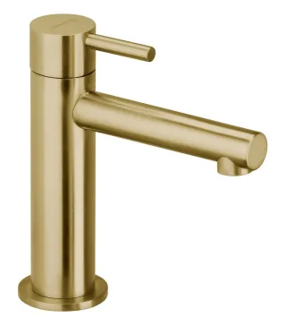 Herzbach Design iX Standventil ohne Ablauf Edelstahl Brass, 21.950860.1.41 21.950860.1.41