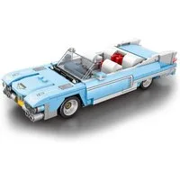Reobrix 809 Spielbausteine, (Klemmbaustein Set, Bauset bestehend aus 308 Teilen), Klassisches Cabrio im Maßstab 1:24