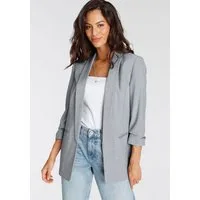Laura Scott Longblazer mit gerafften Ärmeln