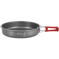 NILS CAMP Bratpfanne Camping Pfanne Outdoor klappbarer Griff