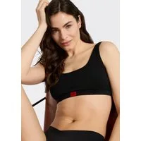 HUGO Bralette SIGNATURE mit Logo-Aufnäher