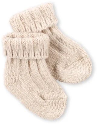 Hofbrucker Babysocken Sand 0 - 6 Monate