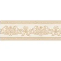 A.S. Création Bordüre Only Borders, leicht strukturiert, Barock, gemustert, ornamental, Tapete Bordüre Borte Wohnzimmer Schlafzimmer Küche Flur Design Optik