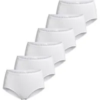 Nina Von C. Taillenslip 6er Pack Basic (Spar-Set, 6-St) Taillen Slip - Baumwolle - Atmungsaktiv