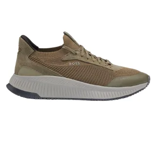 Boss - "TTNM EVO" Sneaker für Herren, Wildleder (Dunkelgrün)