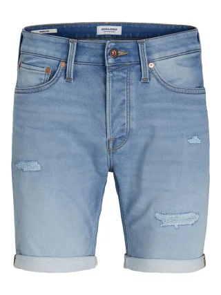 JACK&JONES - JJIRICK JJICON SHORTS GE 635 I.K SN blue denim - Gr. - S