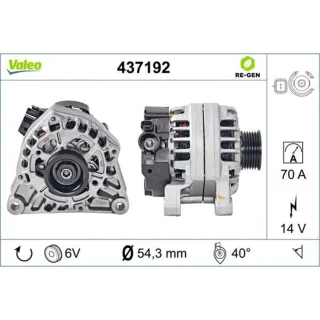 Valeo Lichtmaschine Citroen Fiat Peugeot 437192