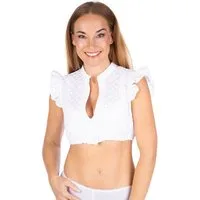 Berwin & Wolff Dirndlbluse Dirndlbluse - BARA - weiß