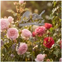 Ambiente Haus Gartenstecker Vogel (H) 85cm (1-St) Stecker mit zwei Vögeln für den Garten