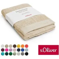 s.Oliver Duschtuch s.Oliver, Premium Qualität, 600 gr/m², auch als Sets erhältlich, Walkfrottier (1-St), große Farbauswahl, auch als Handtuch, Waschhandschuh, Gästetuch