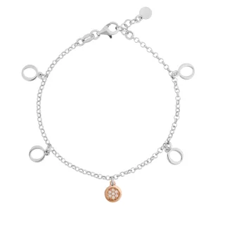 Orphelia 'Maite' Damenarmband aus 925er Sterlingsilber - Silber/Rosé ZA-7376