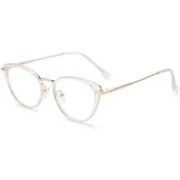 PACIEA Lesebrille Damen Cat Eye Anti Blaulicht Metall Computerbrille