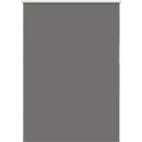 Rollo Verdunkelungsrollo Grau 95x130 cm Stoffbreite 90,7 cm Polyester, vidaXL