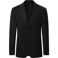 Allthemen Anzugsakko Herren 2 Knöpfe Sakko mit Wellenstruktur Casual Blazer
