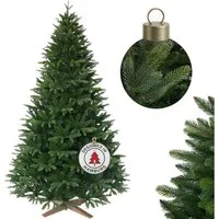Cox Swain Künstlicher Weihnachtsbaum Realistische Optik, pflegeleichter Tannenbaum PE-PVC Nadelkleid, 150/180/210/240 cm auswählbar, Naturgetreue Optik, wiederverwendbar, einfache Montage