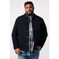 Men Plus Funktionsjacke Jeansjacke Colordenim Brusttaschen