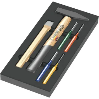 Wera 9782 Schaumstoffeinlage Hammer Set 1, 6-teilig - 05150182001