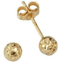 Firetti Paar Ohrstecker Schmuck Geschenk Gold 375 Ohrschmuck rund diamantiert