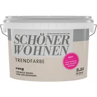 SCHÖNER WOHNEN FARBE Wand- und Deckenfarbe Cosy, Tropf- und spritzgehemmt, Lösemittelfrei