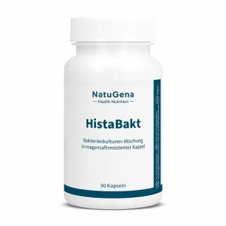 NatuGena HistaBakt | 90 Kapseln | Bakterienkulturen-Mischung | vegan