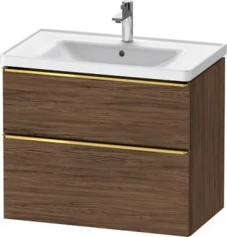 Duravit D-Neo Waschtischunterbau wandhängend Nussbaum dunkel Matt 784x452x625 mm - DE4355034210000 DE4355034210000