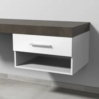 Sanipa Anbau-/Solitärschrank 2morrow (G2354) 340x600x520 Weiß-Glanz, G235478 G235478