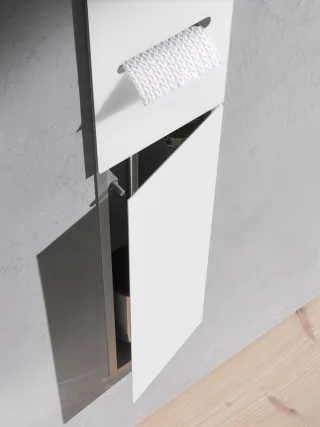 emco WC-Modul asis 2.0 Unterputz, 811 mm, Türanschlag rechts, weiss matt ohne Einbaurahmen, 97542845 975428450